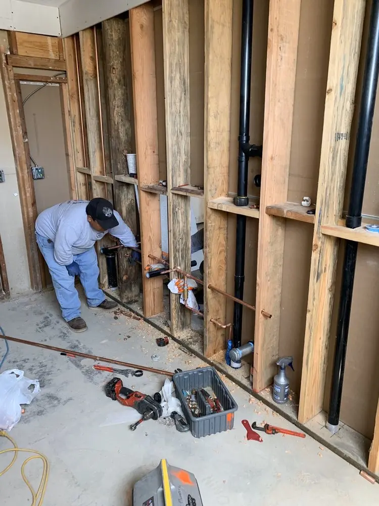 Commercial rough-in plumbing for Water Heater Replacement in Laurelhurst